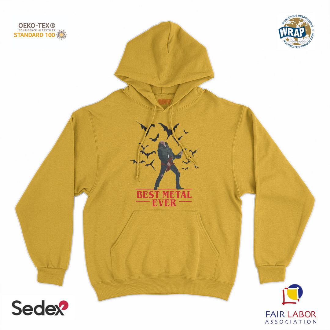 felpa_cappuccio cappuccio unisex- best metal ever