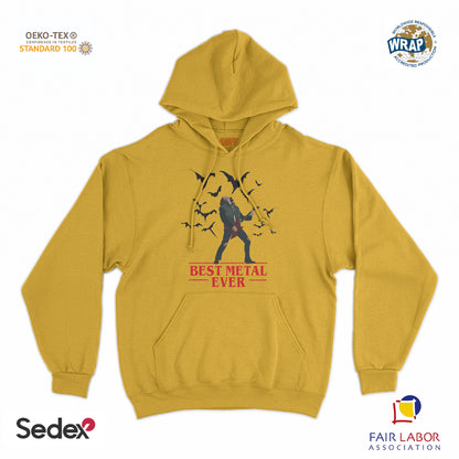 felpa_cappuccio cappuccio unisex- best metal ever