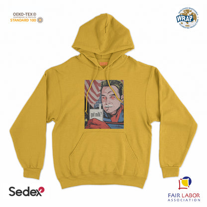 felpa_cappuccio cappuccio unisex- go milk eroe