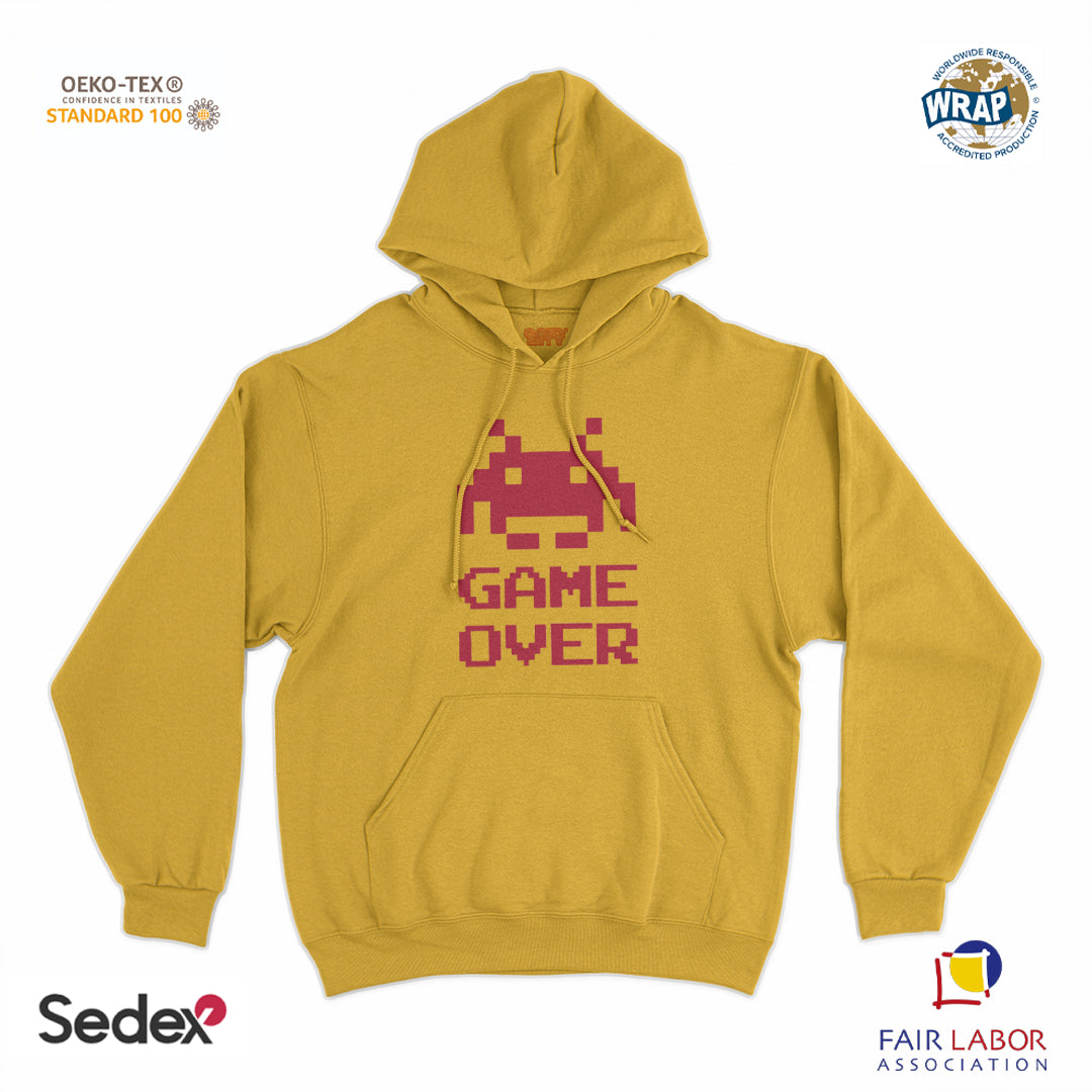 felpa_cappuccio cappuccio unisex- alien game over