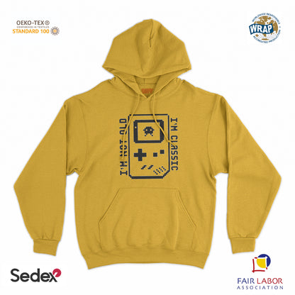 felpa_cappuccio cappuccio unisex- i m not old i m classic