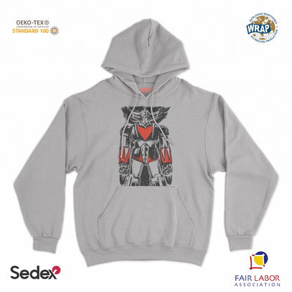 felpa_cappuccio cappuccio unisex- robottone art