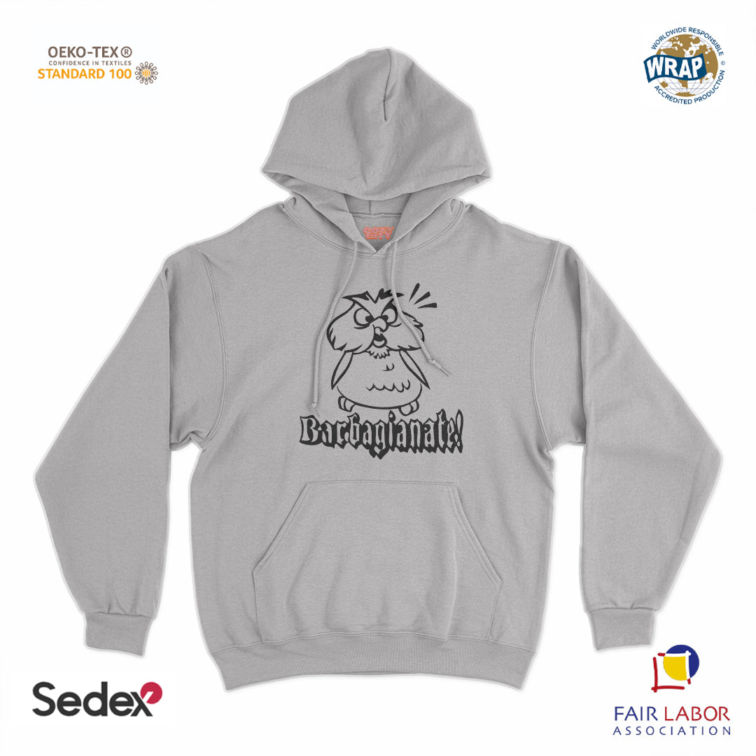 felpa cappuccio unisex- barbagianate anacleto