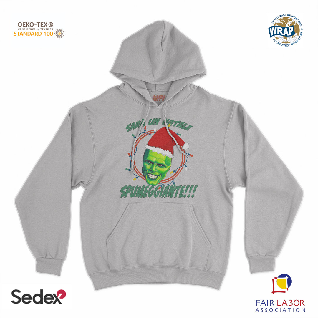felpa_cappuccio cappuccio unisex- un natale spumeggiante the mask