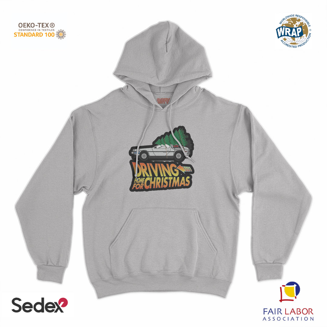 felpa_cappuccio cappuccio unisex- driving home for christmas natale