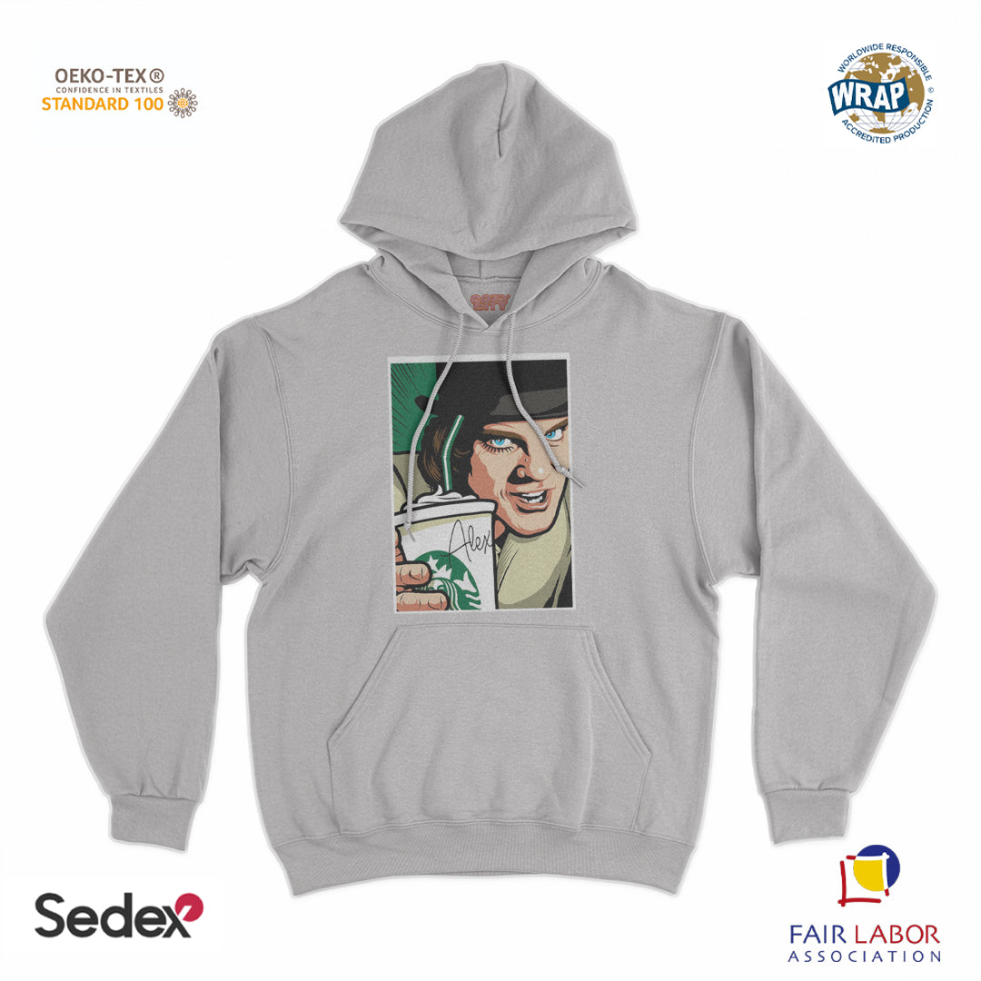 felpa_cappuccio cappuccio unisex- arancia mec