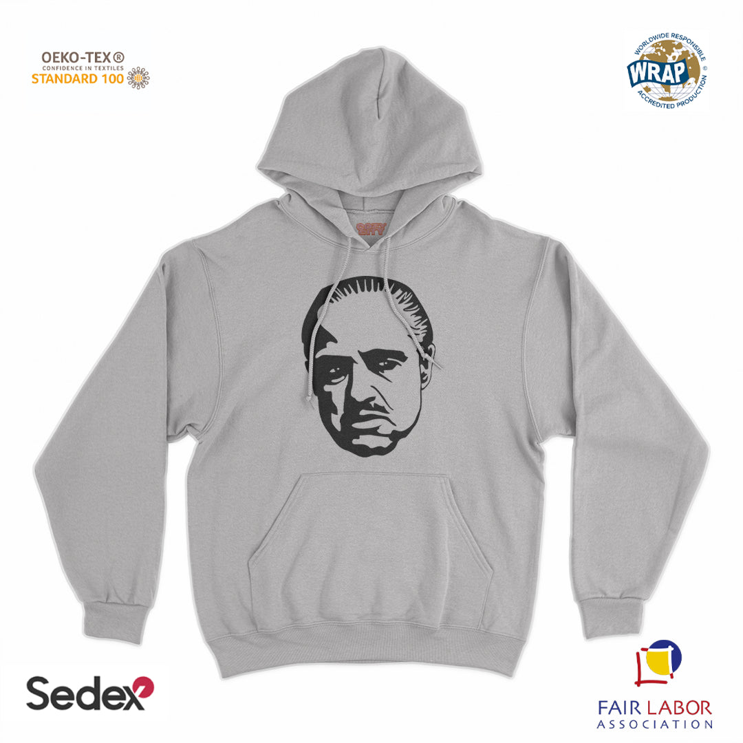 felpa_cappuccio cappuccio unisex- padrino nero