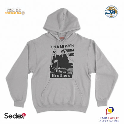 felpa_cappuccio cappuccio unisex- brothers on a mission from god