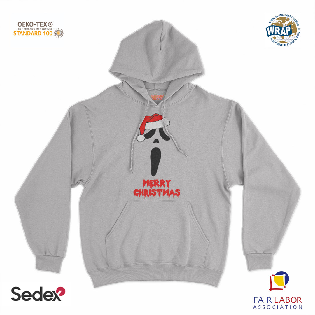 felpa_cappuccio cappuccio unisex- merry christmas urlo natale