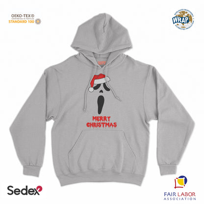felpa_cappuccio cappuccio unisex- merry christmas urlo natale