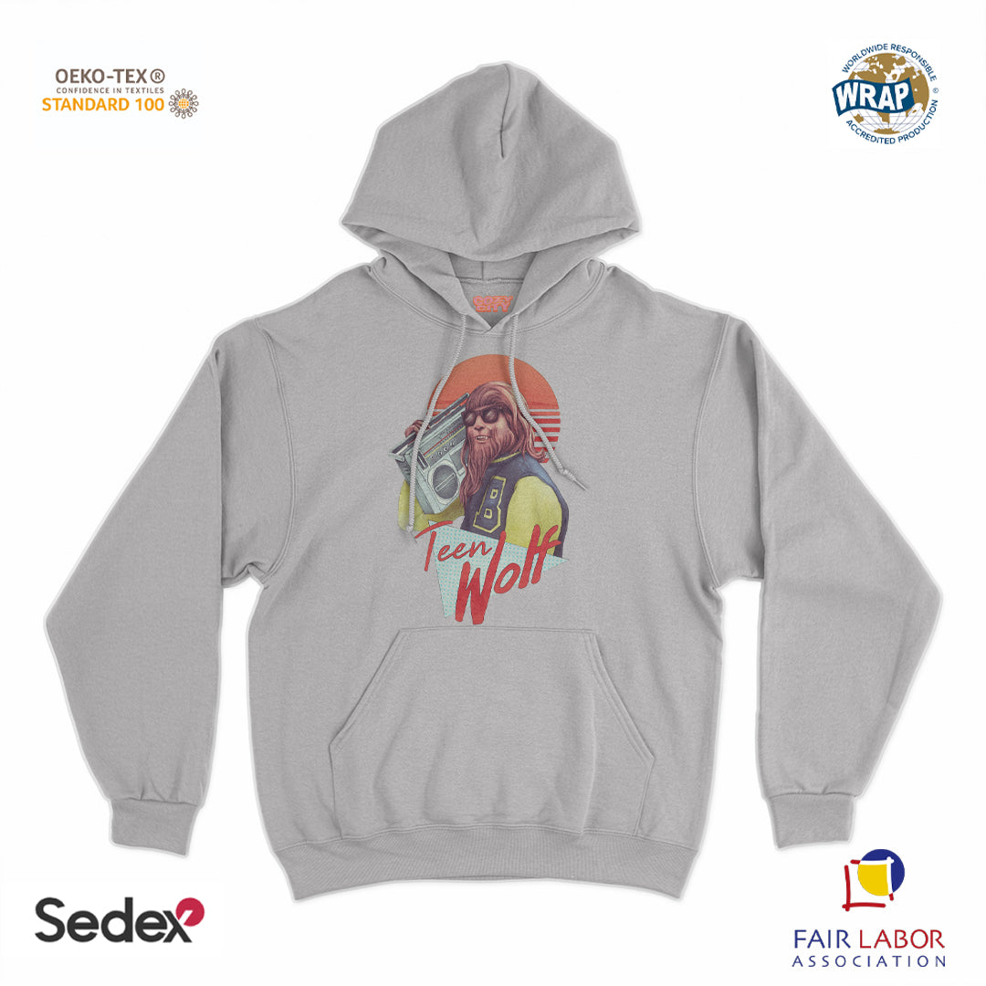 felpa_cappuccio cappuccio unisex- lupo teen