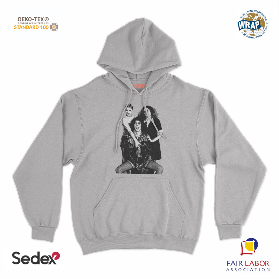 felpa cappuccio unisex- rocky show