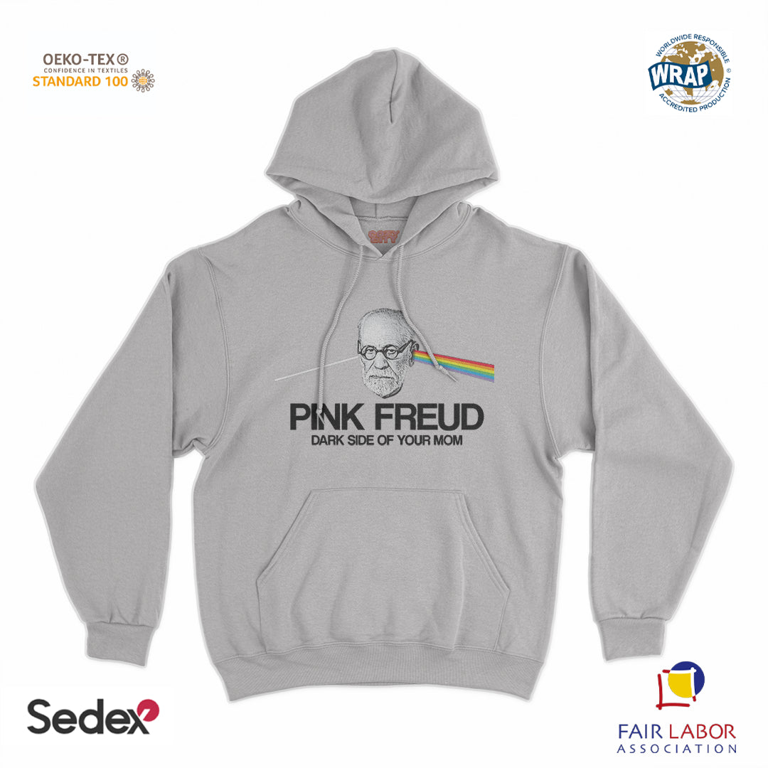 felpa_cappuccio cappuccio unisex- pink froyd