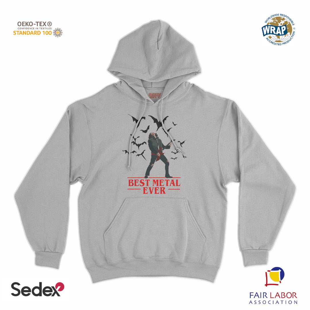 felpa_cappuccio cappuccio unisex- best metal ever