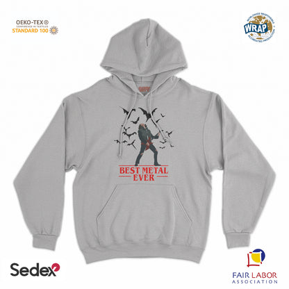 felpa_cappuccio cappuccio unisex- best metal ever