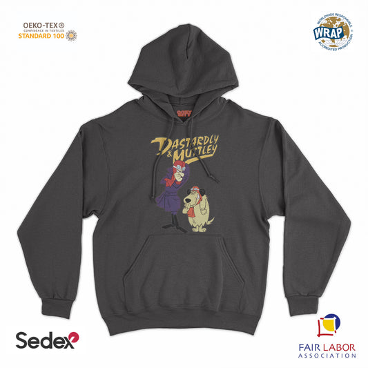 felpa_cappuccio cappuccio unisex- muttley e amico