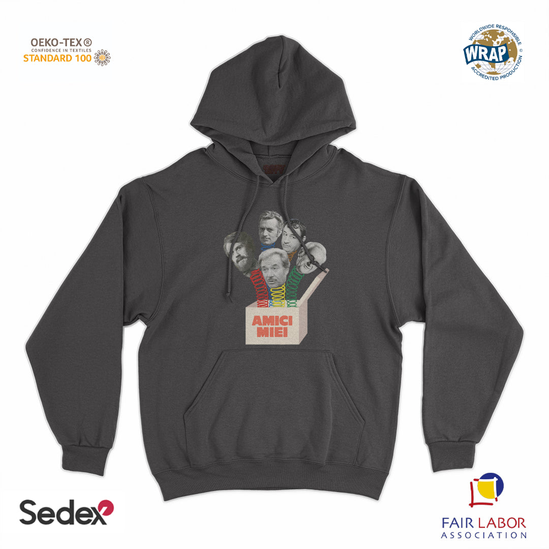 felpa_cappuccio cappuccio unisex- amici miei scatola