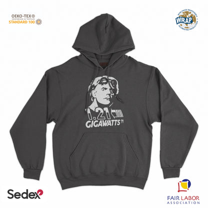 felpa_cappuccio cappuccio unisex- doc ritorno al futuro gigawatts