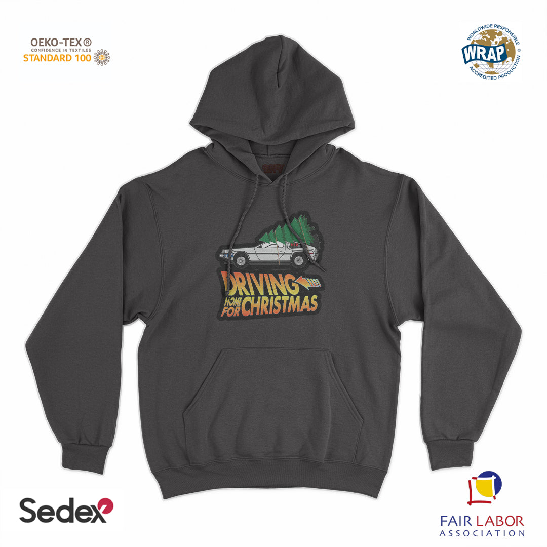 felpa_cappuccio cappuccio unisex- driving home for christmas natale