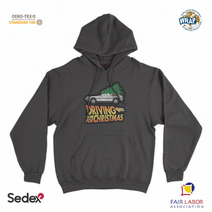 felpa_cappuccio cappuccio unisex- driving home for christmas natale