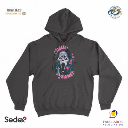 felpa_cappuccio cappuccio unisex- hello sidney love screem