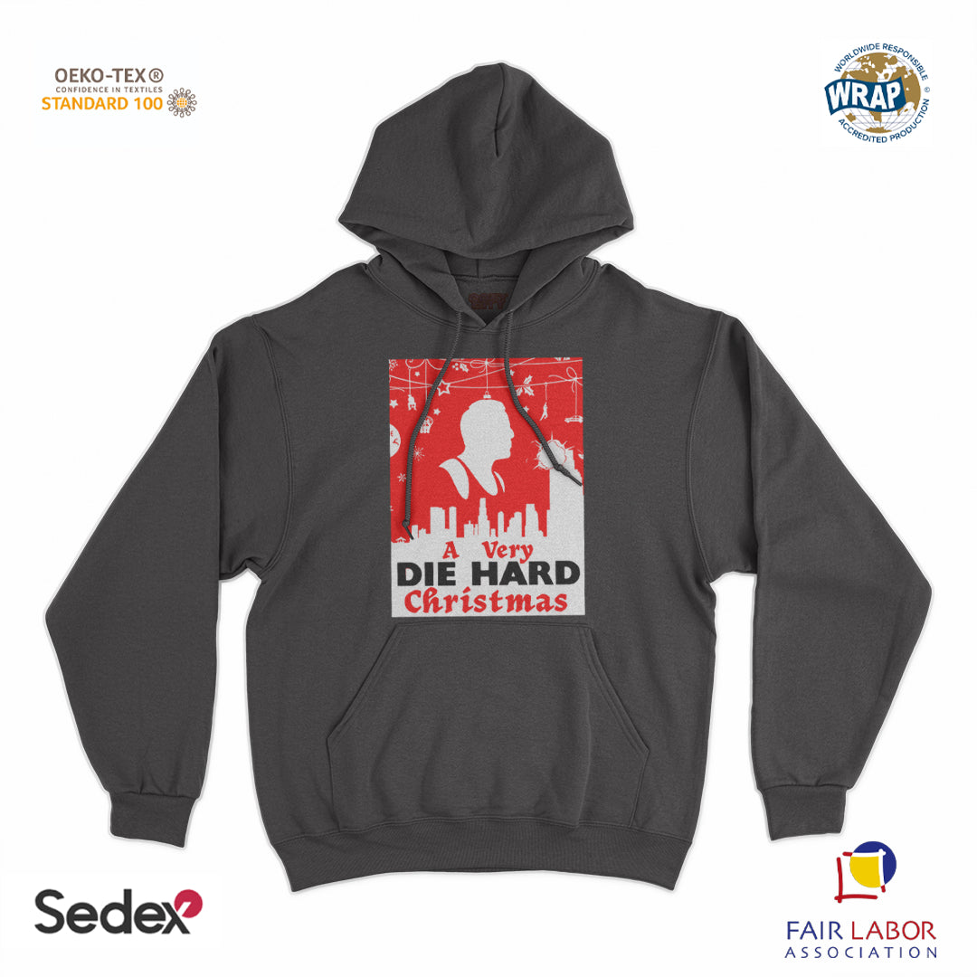 felpa_cappuccio cappuccio unisex-a very die hard christmas natale