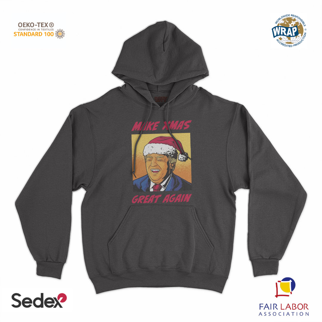 felpa_cappuccio cappuccio unisex-donald make xmas great again natale