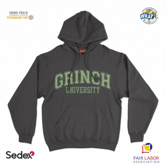 felpa_cappuccio cappuccio unisex- grinch university natale