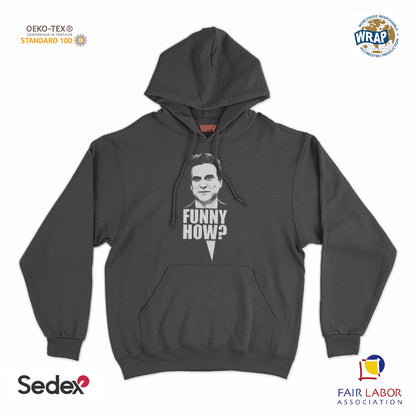felpa cappuccio unisex- funny how
