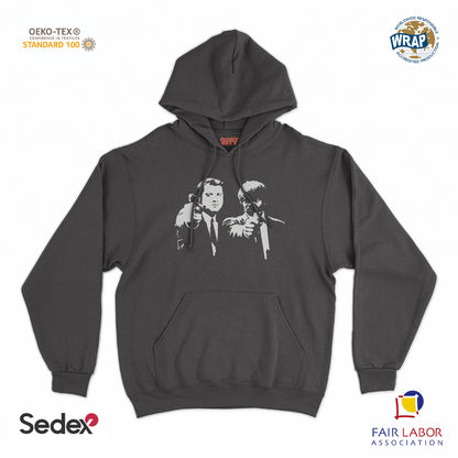felpa cappuccio unisex- pulp sagoma