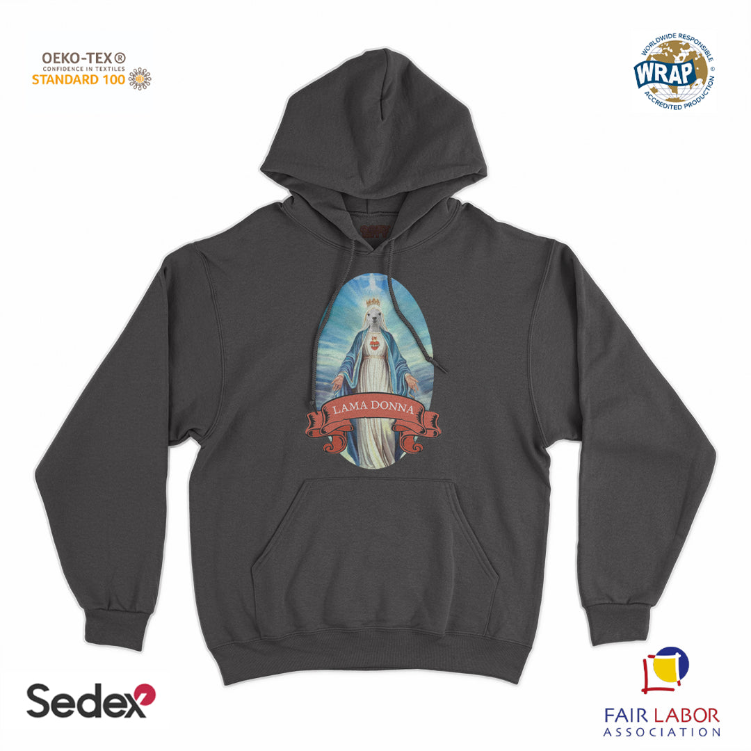 felpa_cappuccio cappuccio unisex- lama donna