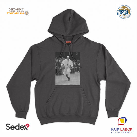 felpa_cappuccio cappuccio unisex- papa franci basket