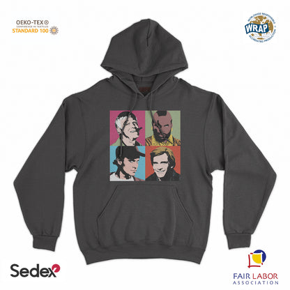 felpa_cappuccio cappuccio unisex- the team