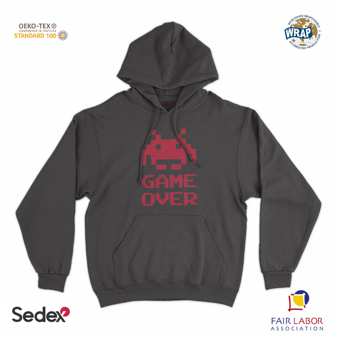 felpa_cappuccio cappuccio unisex- alien game over