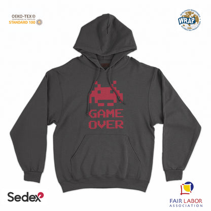felpa_cappuccio cappuccio unisex- alien game over