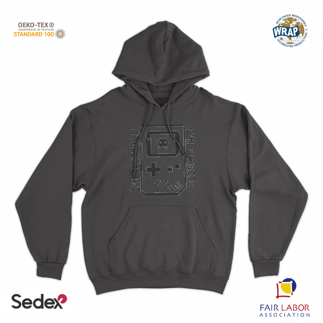 felpa_cappuccio cappuccio unisex- i m not old i m classic