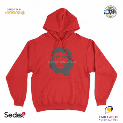 felpa_cappuccio cappuccio unisex- guevara viva la resolution