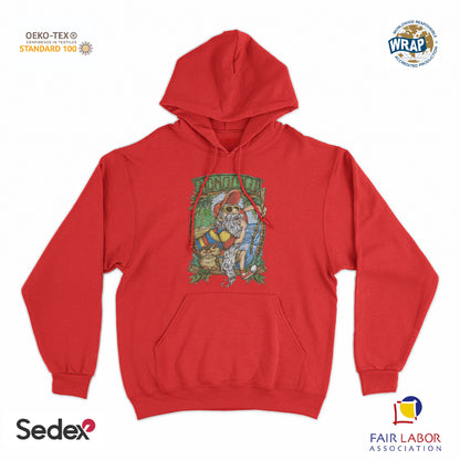 felpa_cappuccio cappuccio unisex- spada nella roccia honolulu