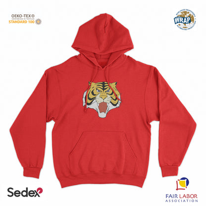 felpa_cappuccio cappuccio unisex- tigre manga