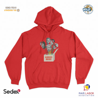felpa_cappuccio cappuccio unisex- amici miei scatola
