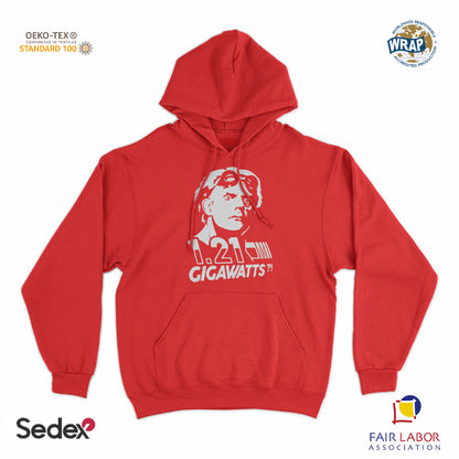 felpa_cappuccio cappuccio unisex- doc ritorno al futuro gigawatts