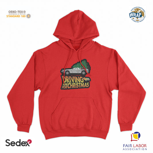 felpa_cappuccio cappuccio unisex- driving home for christmas natale