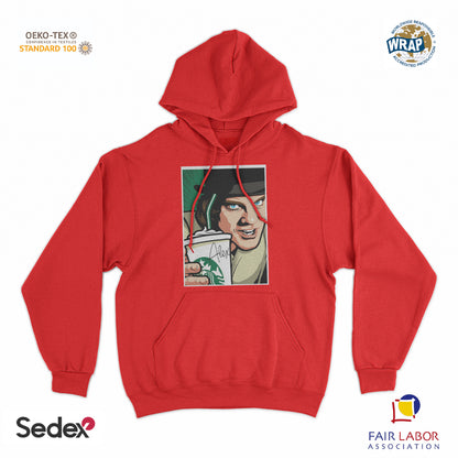 felpa_cappuccio cappuccio unisex- arancia mec