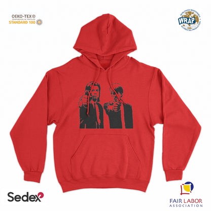 felpa_cappuccio cappuccio unisex- pulp fiction sagoma