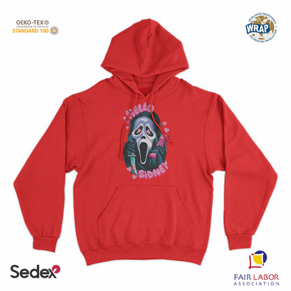 felpa_cappuccio cappuccio unisex- hello sidney love screem