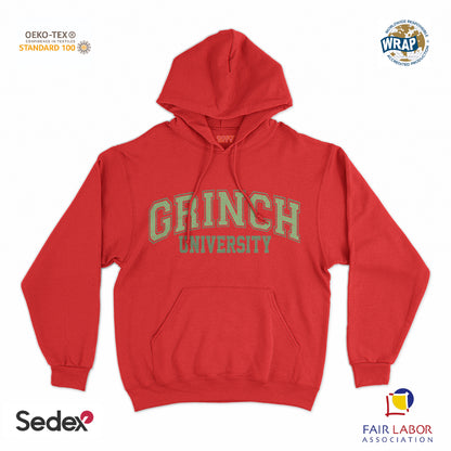 felpa_cappuccio cappuccio unisex- grinch university natale