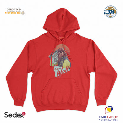 felpa_cappuccio cappuccio unisex- lupo teen