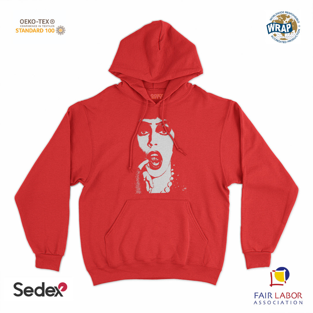 felpa cappuccio unisex- rocky face