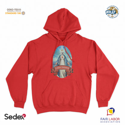 felpa_cappuccio cappuccio unisex- lama donna