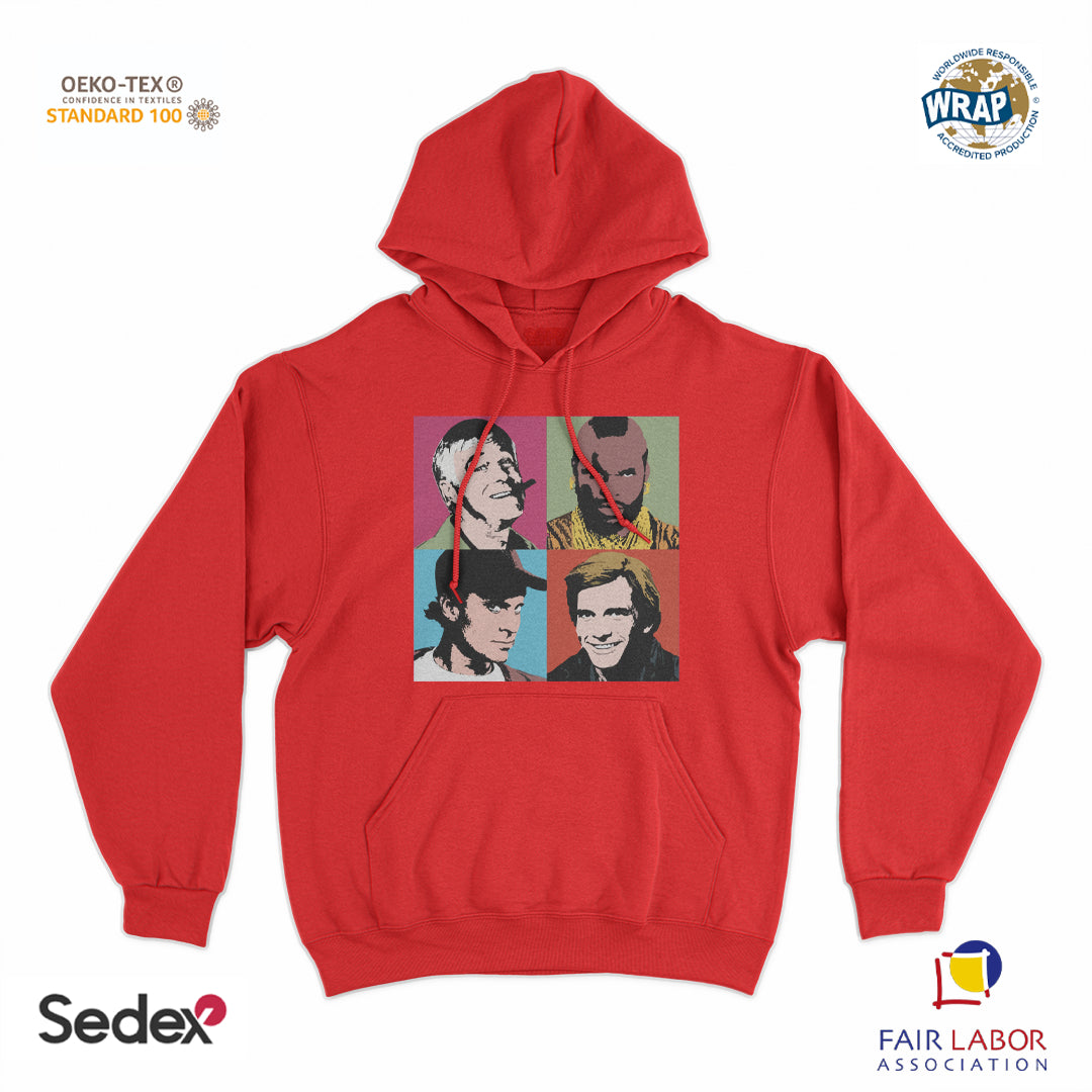 felpa_cappuccio cappuccio unisex- the team